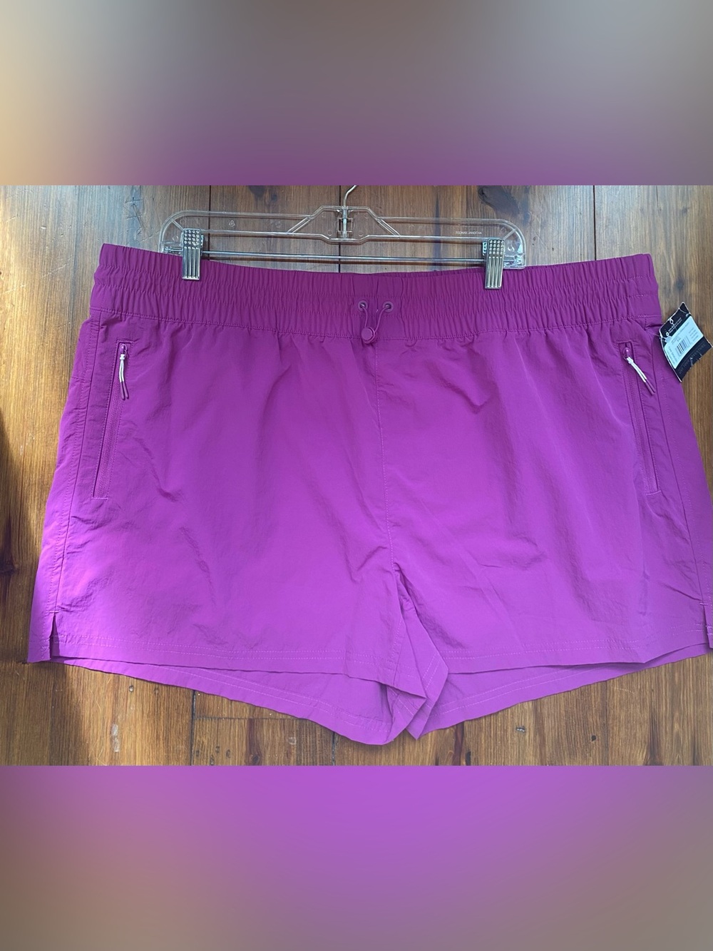 Eddie Bauer Women’s Mountain Crinkle Shorts Magenta NWT Size XXL